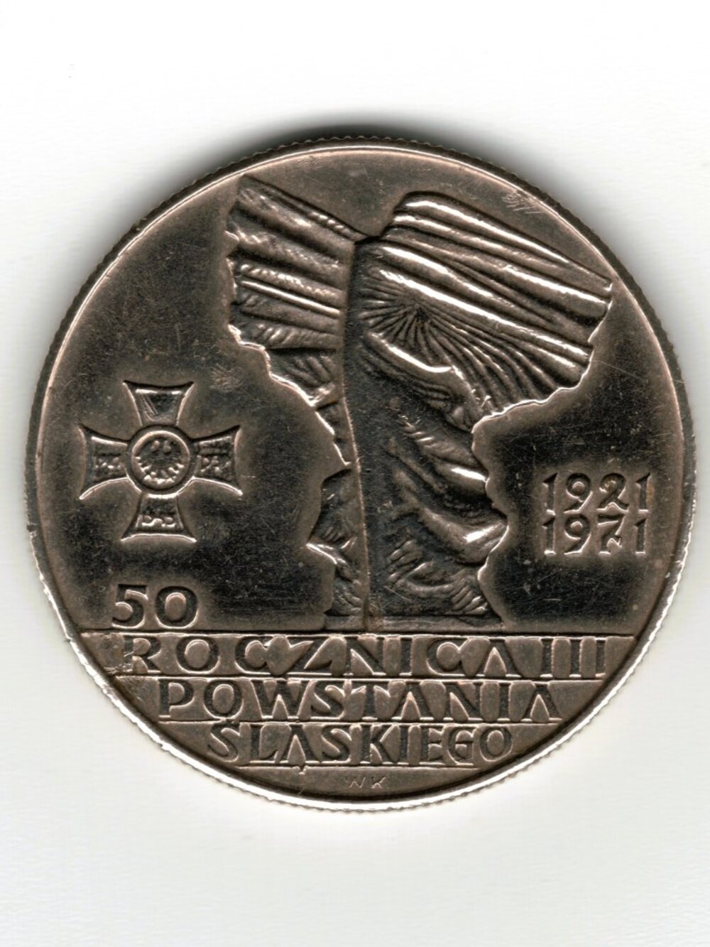 1971 Poland 10 zlotych Battle of Upper Silesia coin